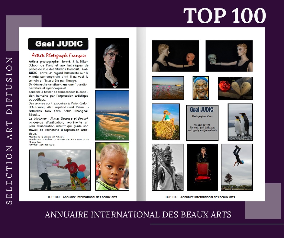 Sélectionné par l'Annuaire International des Beaux Arts. Septembre 2020